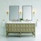 James Martin Vanities Emmeline 72in Double Vanity, Pebble Oak w/ 3 CM White Zeus Top D100-V72-PBO-3WZ - alternate 4